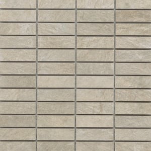 Brava Ivory 13.11 in. x 13.11 in. Geometric Matte Porcelain Mosaic Tile (1.194 sq. ft./Each)
