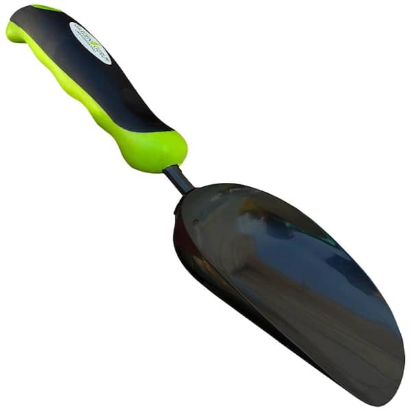 Carbon Steel Garden Scoop Trowel Shovel with Ergonomic Grip