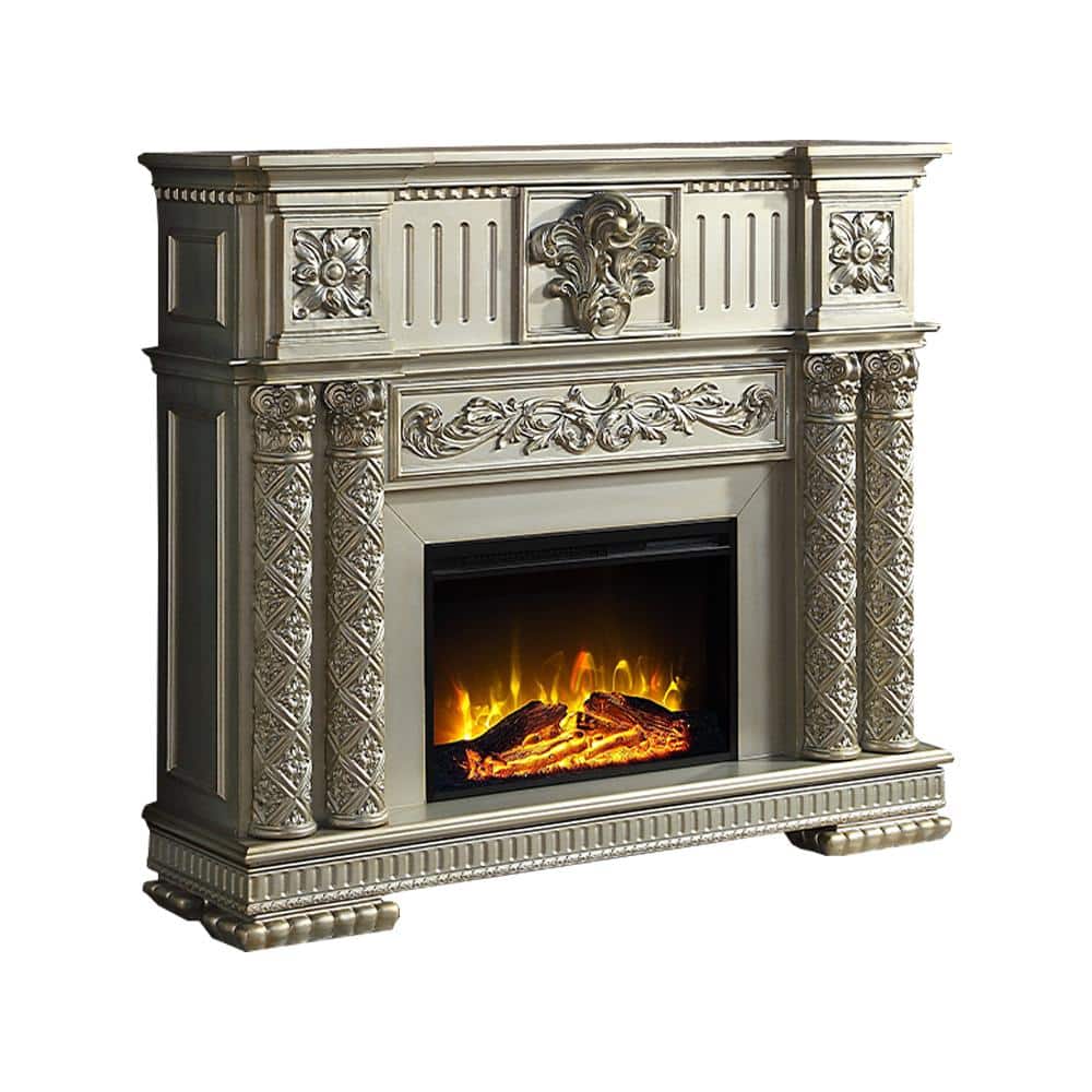 Acme Furniture Vendome 59 in. Gold Patina Finish Rectangle Wood Console