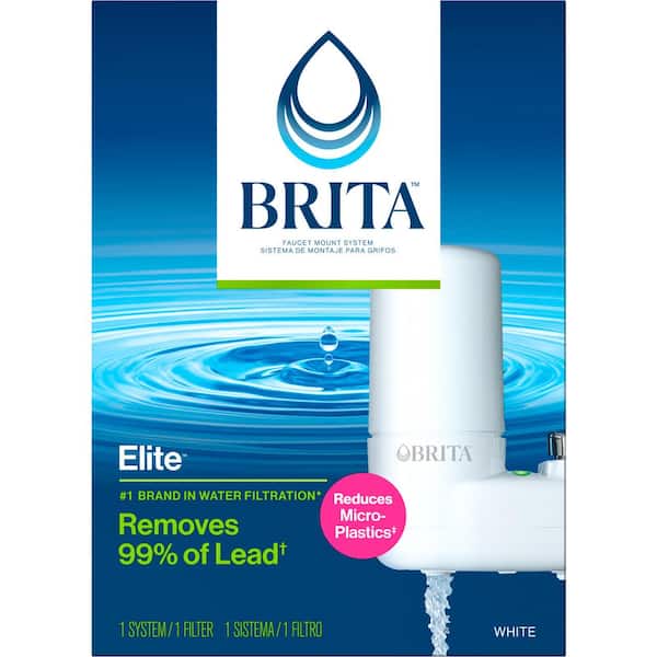Brita Basic Tap Water Faucet Filtration System - White Brita Basic Tap Water Faucet Filtration System - White