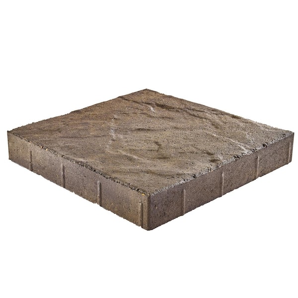 Pavestone Taverna Square 16 in. x 16 in. x 2 in. Ant Savannah Concrete Step Stone