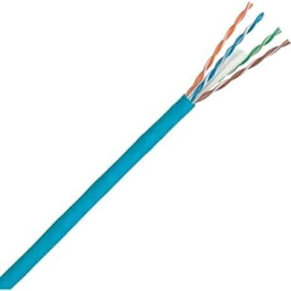Southwire 500 ft. Blue 23/4 Solid CU CAT6 CMR (Riser) Data Cable 56918945 -  The Home Depot