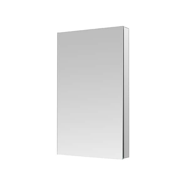 Aquadom Royale 24 in. W x 30 in. H Rectangular Medicine Cabinet with Mirror and Removeable 3X Magnifying Mirror, Right Hinge