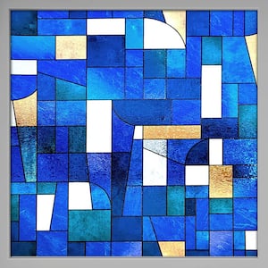 36 in. x 14.9 ft. 3ABST 3Abstract Stained Glass Window Film