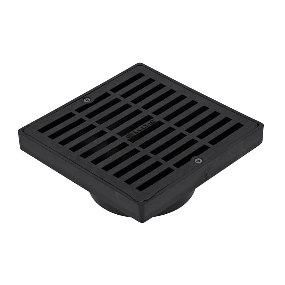 NDS 6 in. Plastic Round Drainage Grate in Black 40 - The Home Depot