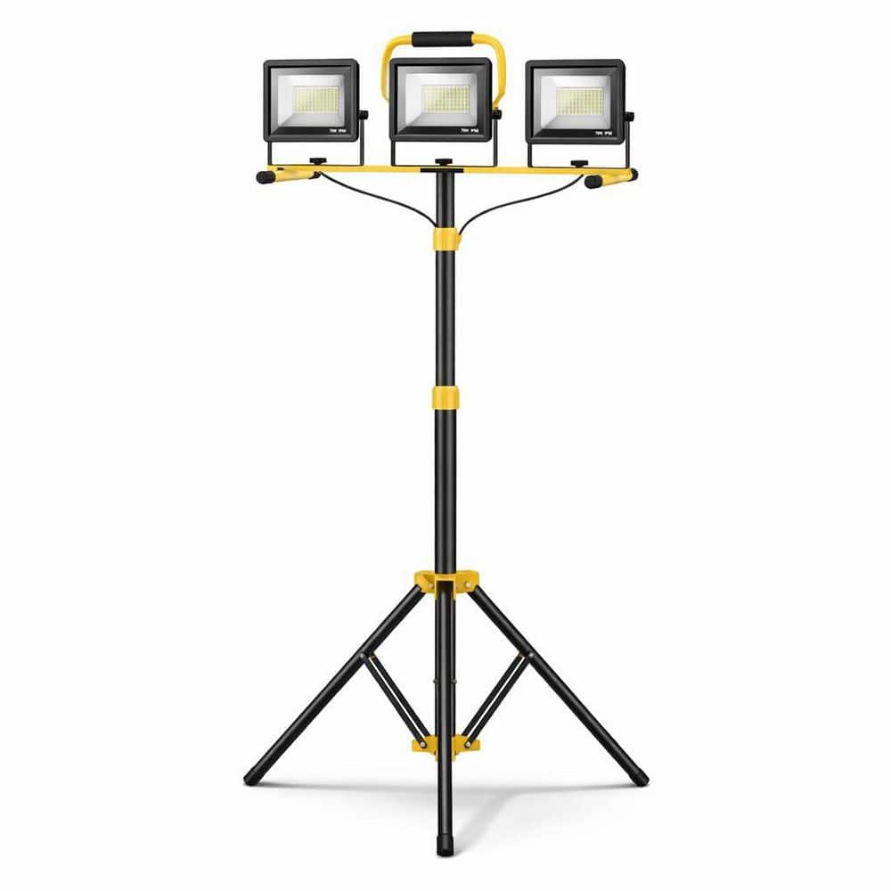 BeamBox 110 Volt. Black 21000 Lumens Adjustable 3-Head LED Work