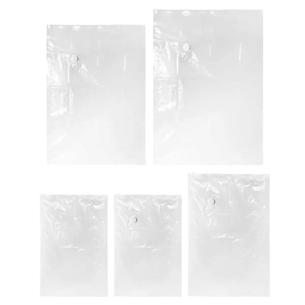 VEVOR Vacuum Storage Bags, 20-Pack Space Saver Seal Bag(4 Jumbo/4 Large/4 Medium/4 Small/4 Roll), Compression Airtight Zipper