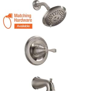 Porter Single-Handle 3-Spray Tub and Shower Faucet in Brushed Nickel (Valve Included)