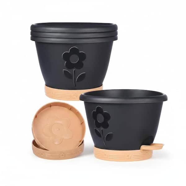 4 inch pots for plants Succulent Pots, 4 Inch Small Succulent Planter Pot with Drainage Bamb