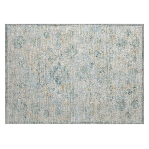 Chantille Machine Washable Indoor/Outdoor Abstract ACN3116 Linen 2 ft. x 3 ft. Accent Rug