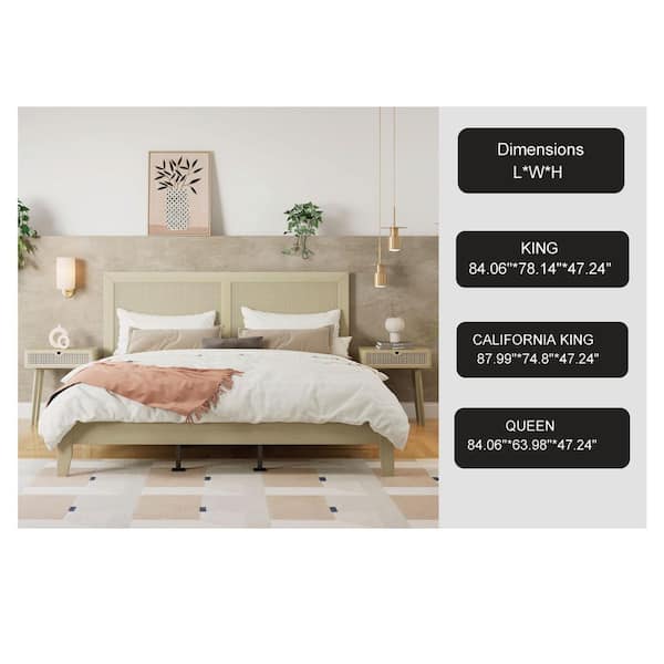 ベッドフレーム bed frame with mattress Amazon.com: busyaeh King Size Bed Frame with Upholstered