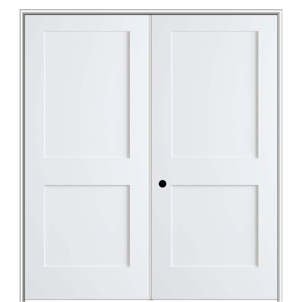 MMI Door Shaker Flat Panel 36 in. x 80 in. Right Hand Active SolidCore ...