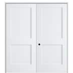 MMI Door 60 in. x 80 in. Smooth Craftsman Right-Hand Active Solid Core ...