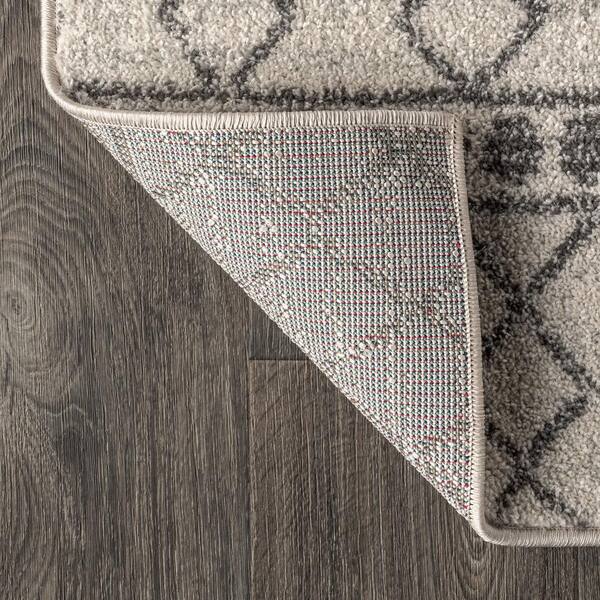 JONATHAN Y Izil Moroccan Beni Souk Cream/Gray 5 ft. x 8 ft