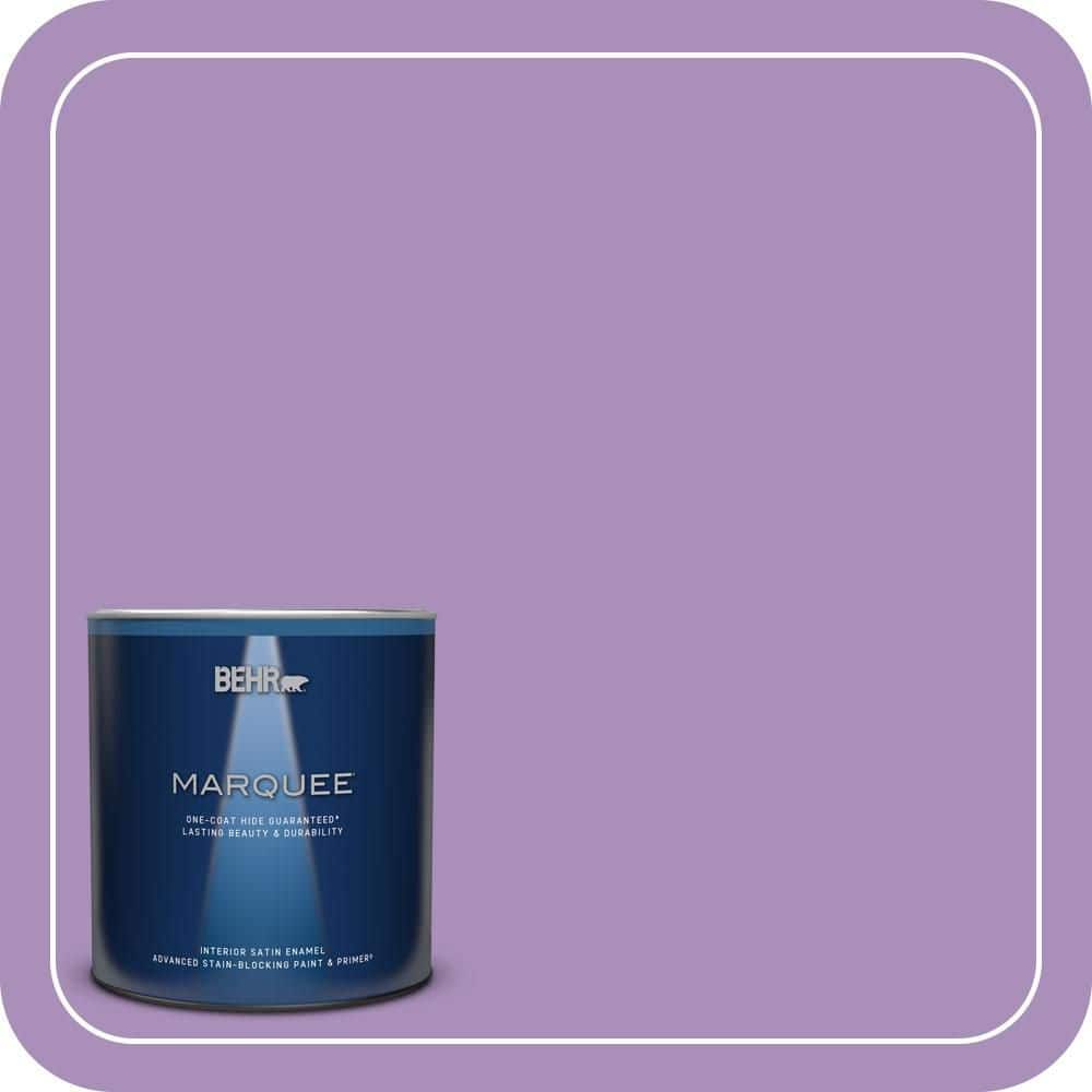 1 qt. #650B-5 Garden Pansy Satin Enamel Interior Paint & Primer price history on PriceWatchPro