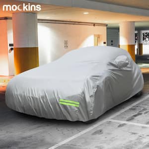 200 in. x 75 in. x 60 in. Water Resistant Car Cover, 190T Silver Polyester - Large Sedan