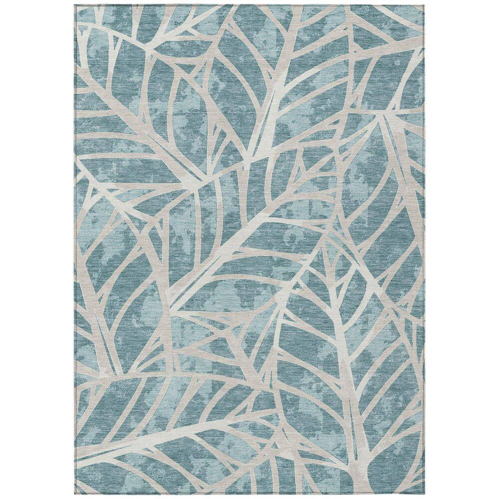 Chantille Machine Washable Indoor/Outdoor Abstract ACN2866 Teal 9 ft. x 12 ft. Area Rug price history on PriceWatchPro