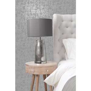 Asher Silver Distressed Strippable Wallpaper (Covers 56.4 sq. ft.)