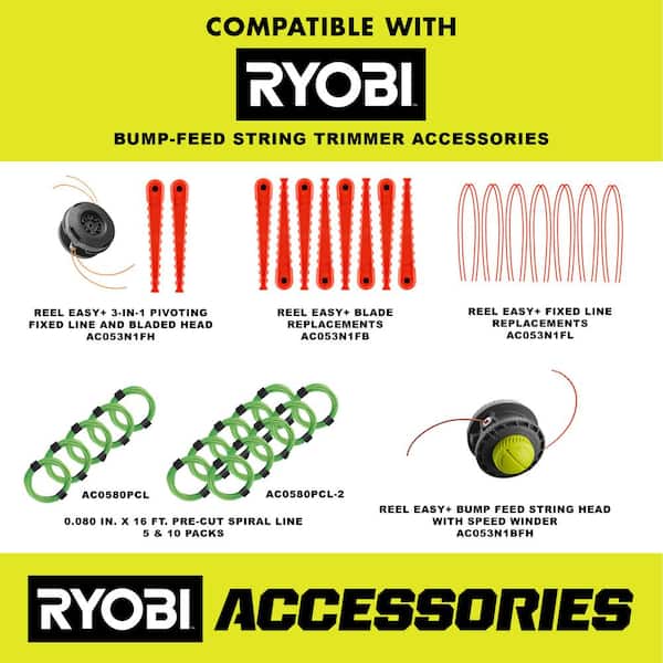 Ryobi RY41135 18 in. 10 Amp Attachment Capable Electric String Trimmer