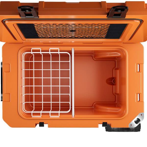 futhork Orange 55 qt. Portable Chest Cooler, Leak-Proof Outdoor