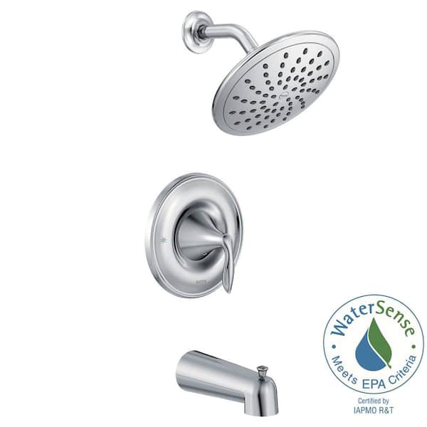 Shower Faucet Set Single Function Shower Trim Kit with Rough-in Valve Chrome 