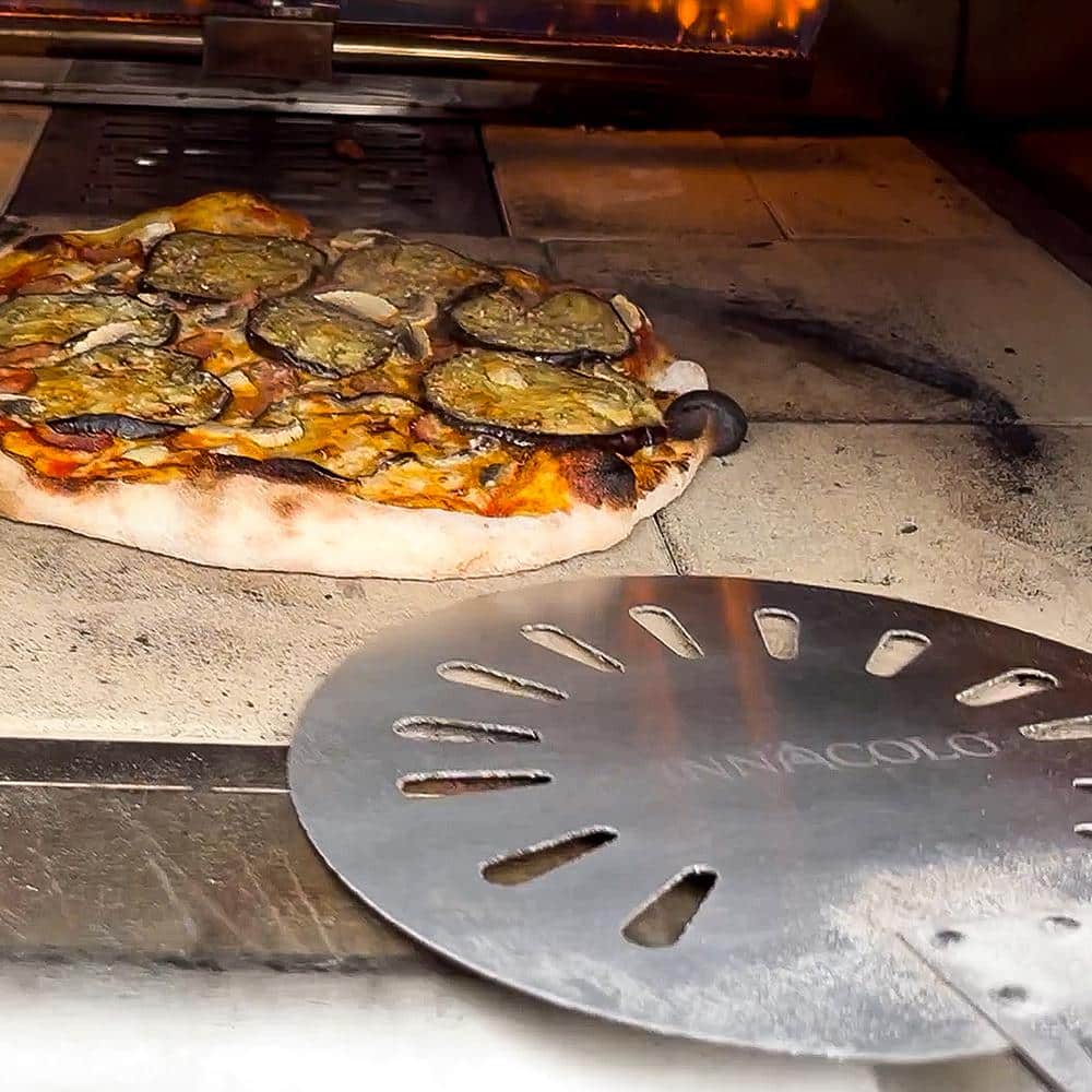 9 Inch Black Stainless Steel Pizza Turning Peel