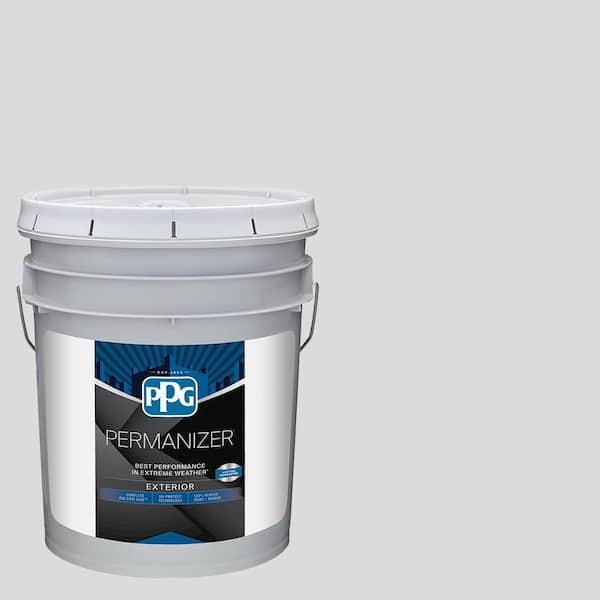 5 gal. PPG1001-3 Thin Ice Semi-Gloss Exterior Paint