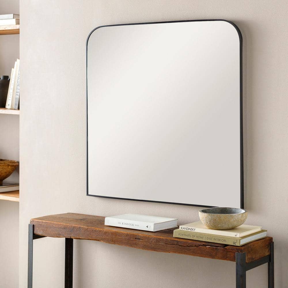 Luxor Elegance Gold Finish Rectangular Wood Vanity Dresser Mirror