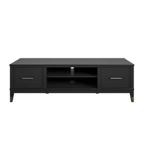Westerleigh 59.61 in. Black TV Stand Fits TV's up to 65 in.