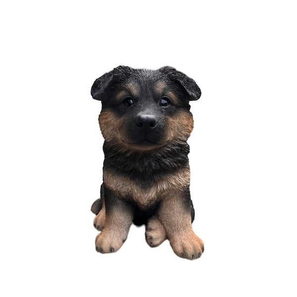 HI-LINE GIFT LTD 10 in. German Shepherd Puppy Statue