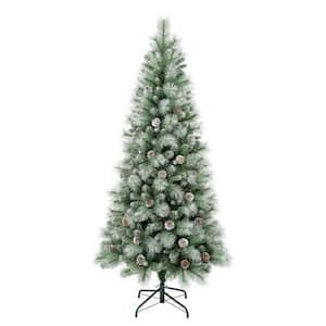 First Traditions 6 ft. Perry Hard Needle Artificial Christmas Tree