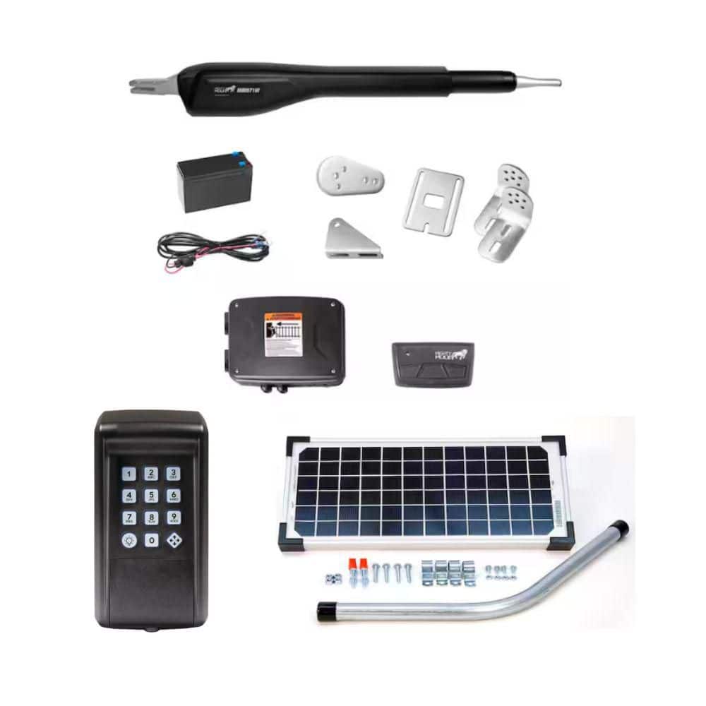 Mighty Mule Digital Keypad, 10-Watt Solar Panel Kit and Heavy Duty