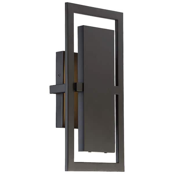 Home Decorators Collection Oil Rubbed Bronze Outdoor LED Wall Mount Lantern Sconce