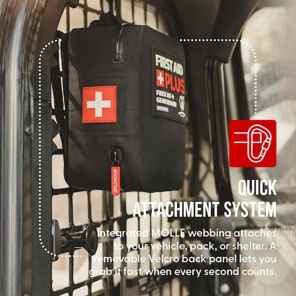 UNCHARTED SUPPLY CO. Plus 92-Piece First Aid Kit SU-F2R-U-BK - The