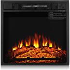 Fireside 18 in. Ventless Realistic Flames Electric Fireplace Insert, Remote Control, 3 Adjustable Brightness Flames