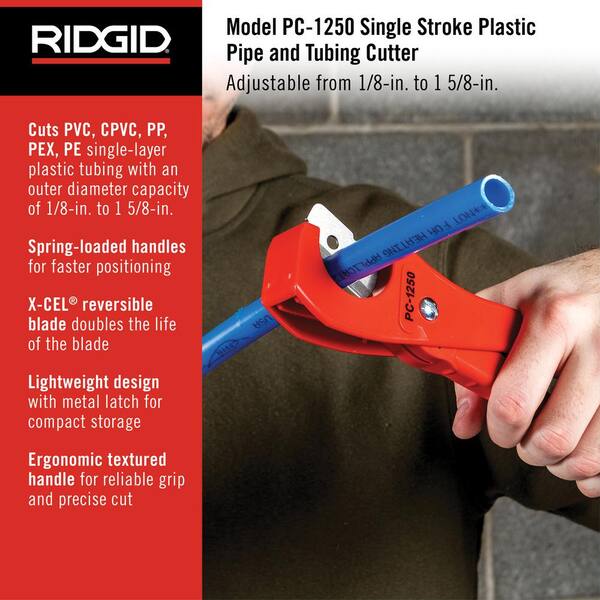 RIDGID PC-1250 Single Stroke 1/8 in.-1 