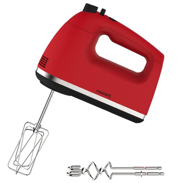 Courant 250-Watt 5-Speed Hand Mixer - Red