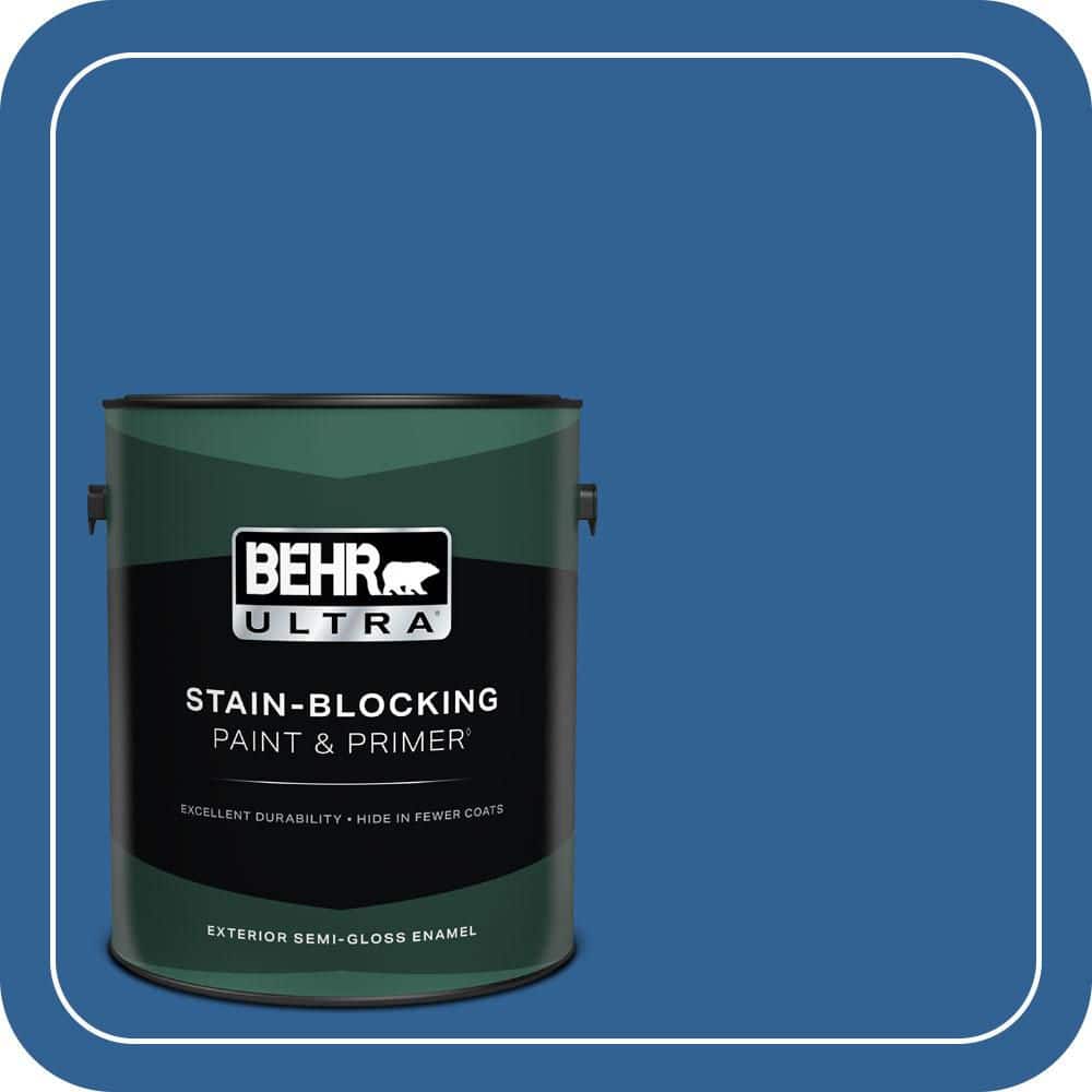1 gal. #S-G-580 Running Water Semi-Gloss Enamel Exterior Paint & Primer price history on PriceWatchPro