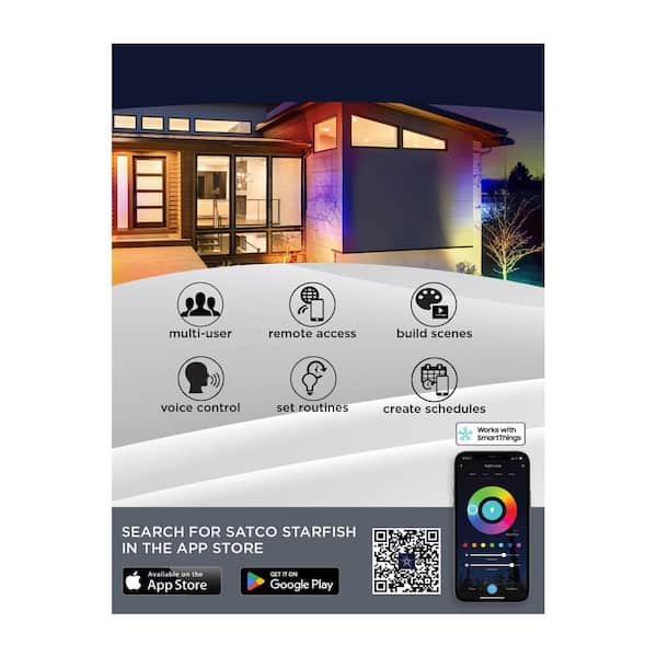 SATCO 800 Lumen 9-Watt Bronze Hardwired Integrated LED Smart