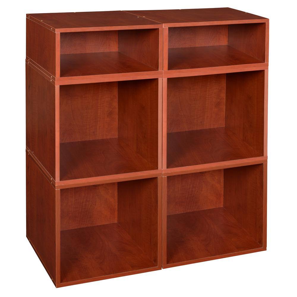Regency 33 in. H x 26 in. W x 13 in. D Cherry Wood 6Cube Storage