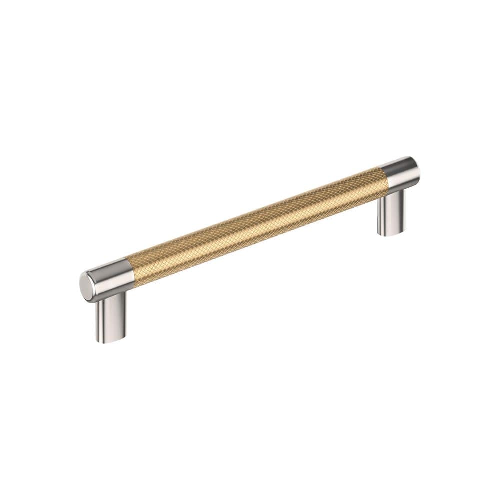 Esquire 8 in. (203 mm) Center-to-Center Modern Polished Nickel/Champagne Bronze Bar Cabinet Pull price history on PriceWatchPro