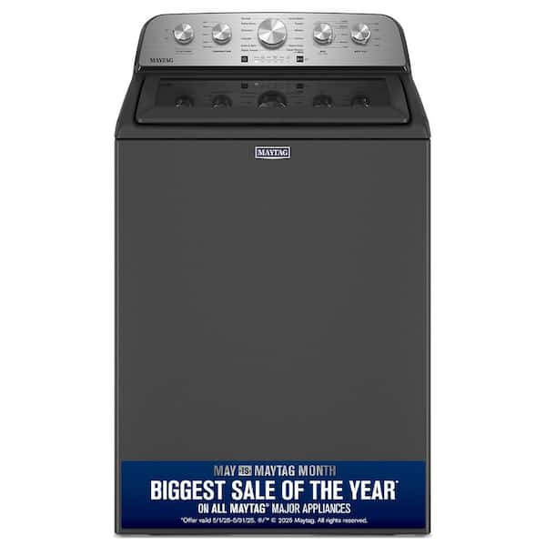 Maytag 4.8 cu. ft. Top Load Washer in Volcano Black with Extra Power