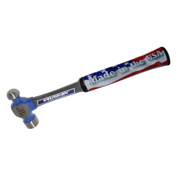 12 oz. Steel Ball Pein Hammer with 13 in. Fiberglass Handle