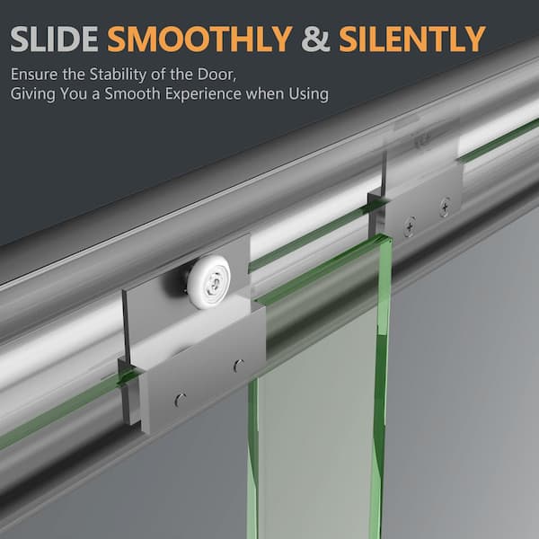 D56〜ページ！ Zeafive 56 to 60 in. W x 58 in. H Double Sliding Tub Door in