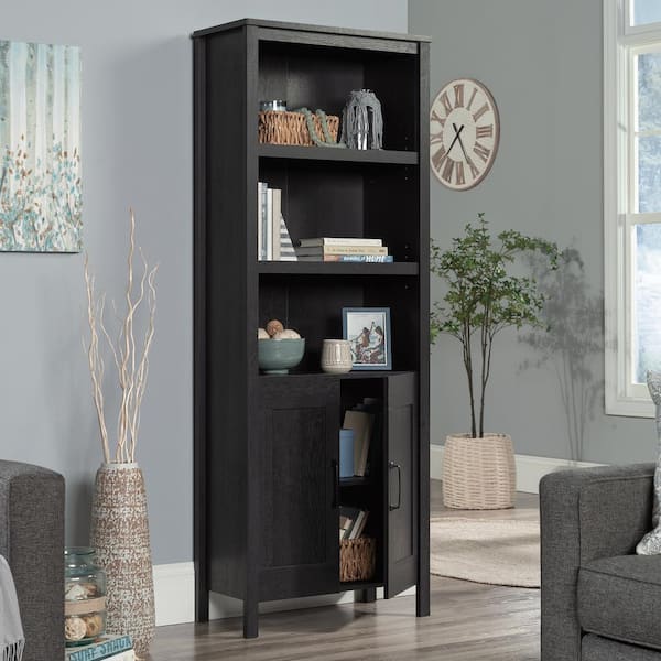 SAUDER Select 72.008 in. Tall Raven Oak Engineered Wood 5-Shelf