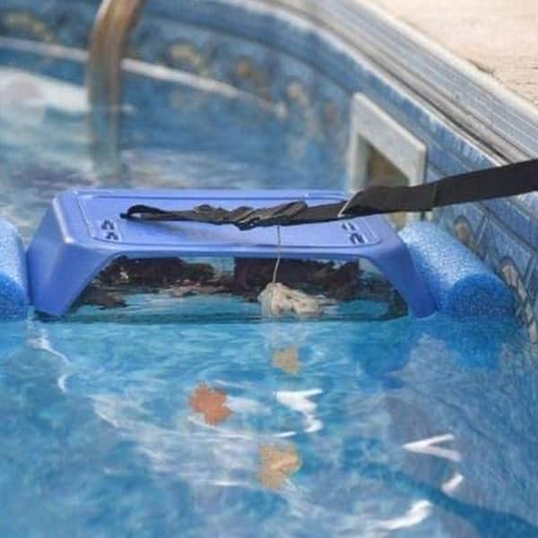 Swimming Pool Leaf Skimmer Net Wide Mouth In/Above Ground Basket Adapt Handle 