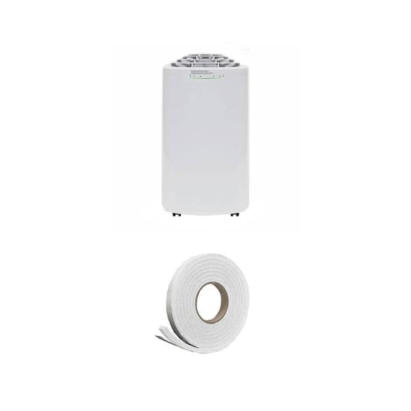 5,900 BTU Portable Air Conditioner for 350 Sq. Ft. and 3/4 in. x 7/16 in. x 10 ft. Weatherstrip Tape Combo