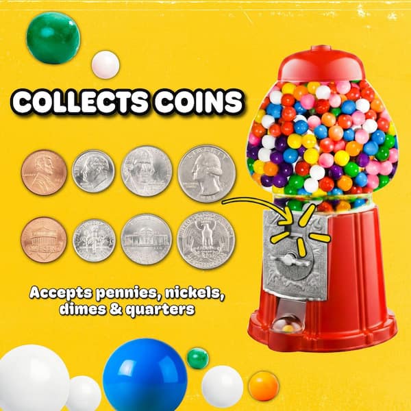 GREAT NORTHERN Junior Vintage Gumball Bank Machine HWD630290 - The