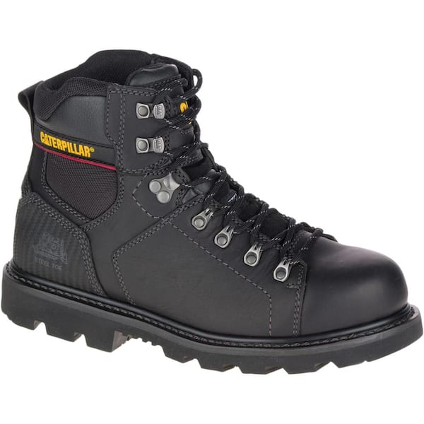 CAT Footwear Men's Alaska 2 Waterproof 6'' Work Boots - Steel Toe - BLACK Size 14(M)