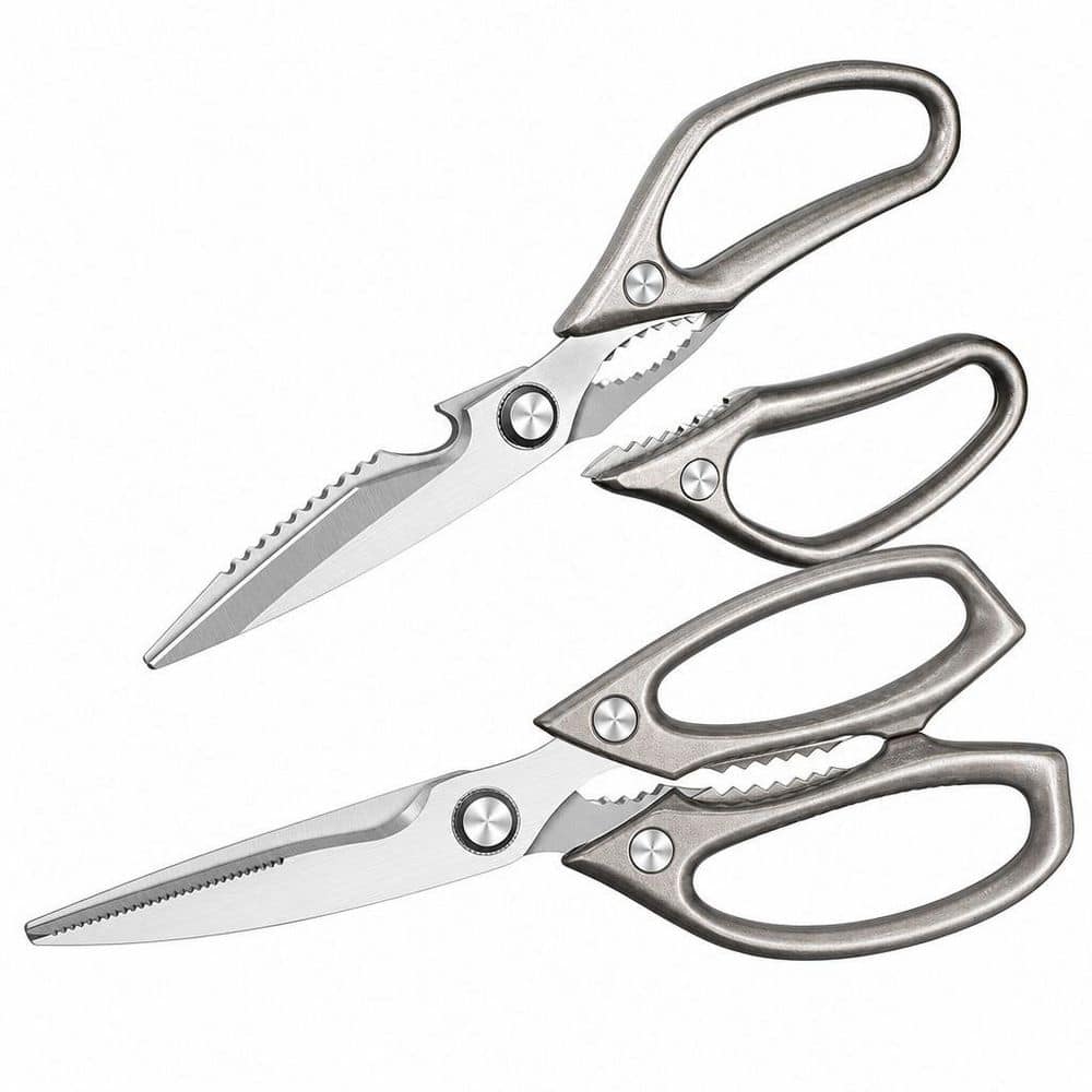 Wudkey Stainless Steel Kitchen Shears Set, All Purpose Heavy Duty